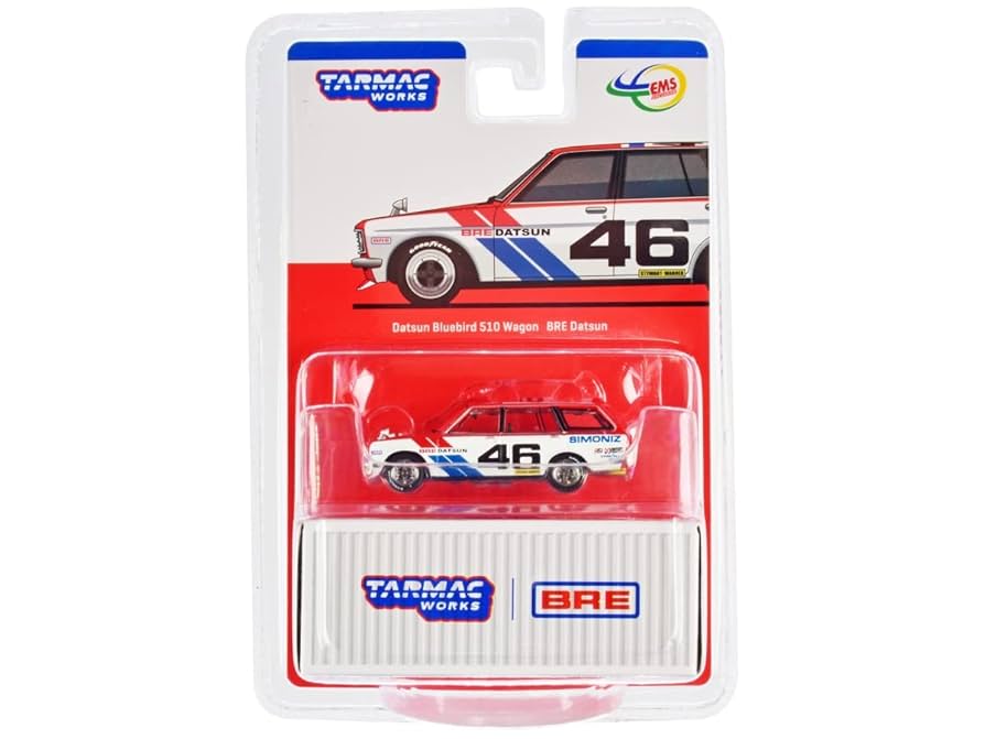 ミニカー Datsun Bluebird 510 Ignition Model 1:18 Datsun Bluebird (510) #46 in Red / White